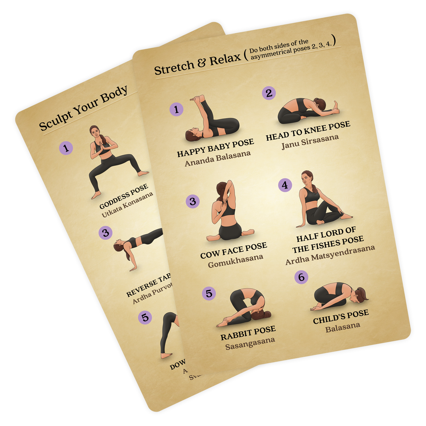 Premium Yoga Cards for Beginners