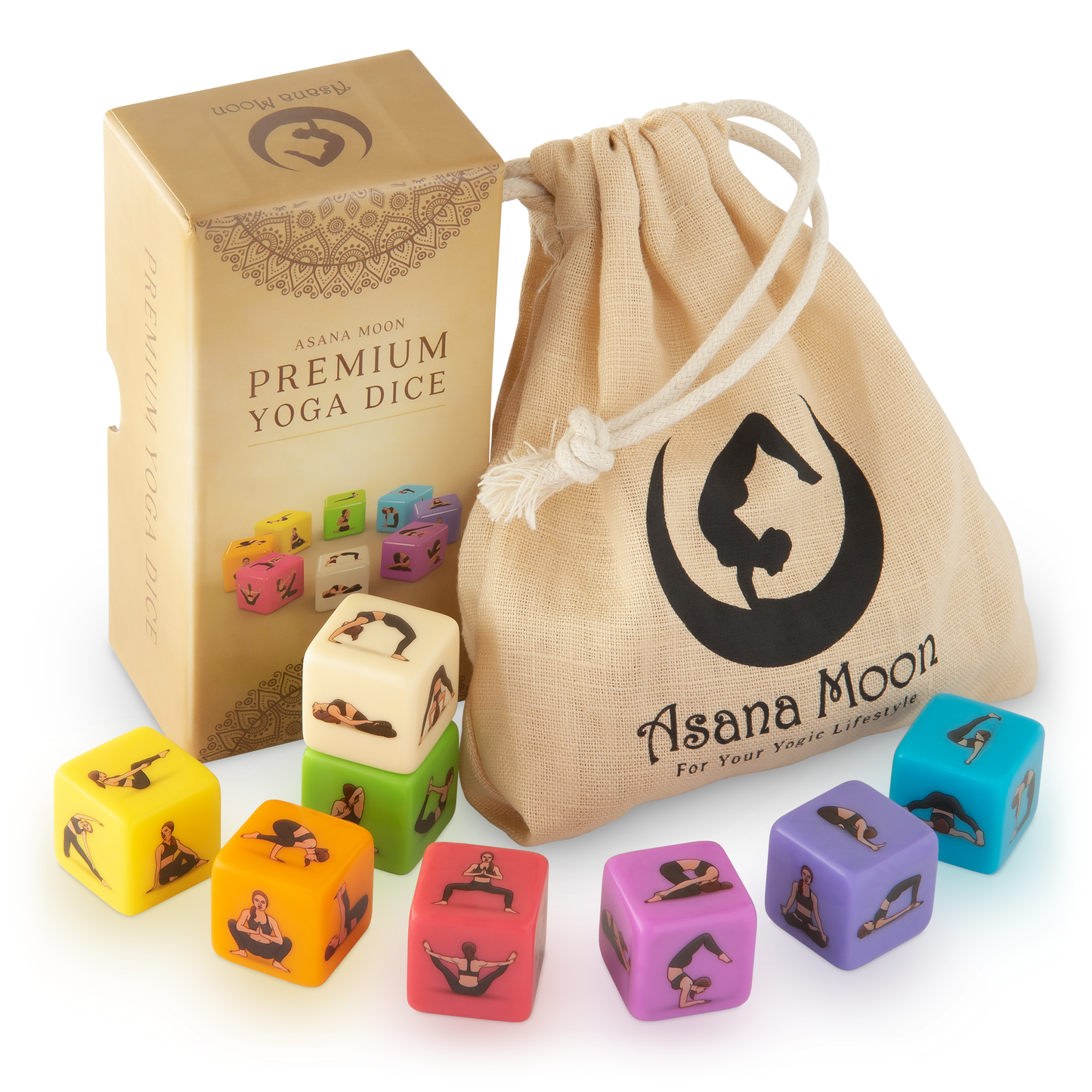 Premium Yoga Dice