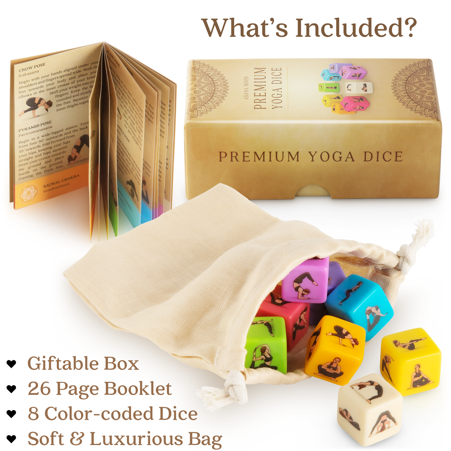 Premium Yoga Dice