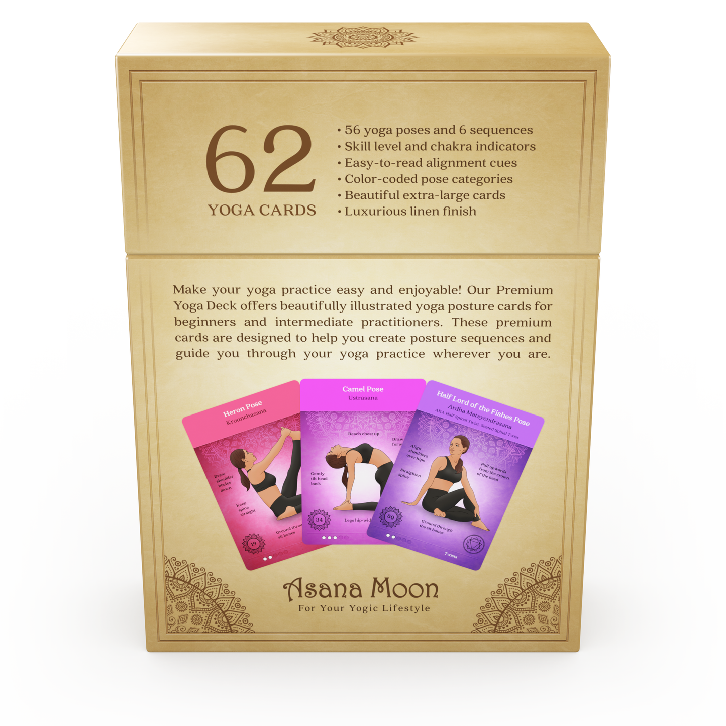 Premium Yoga Cards for Beginners