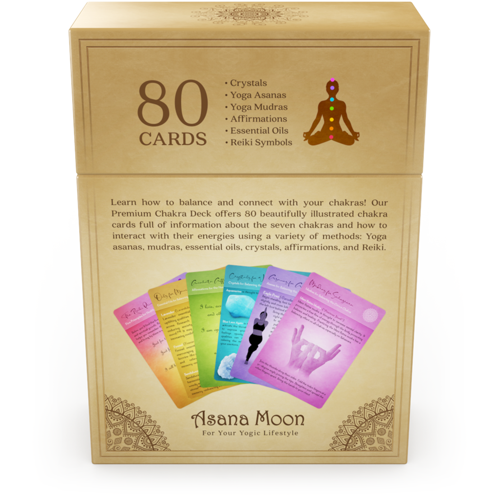 Premium Chakra Cards – Asana Moon