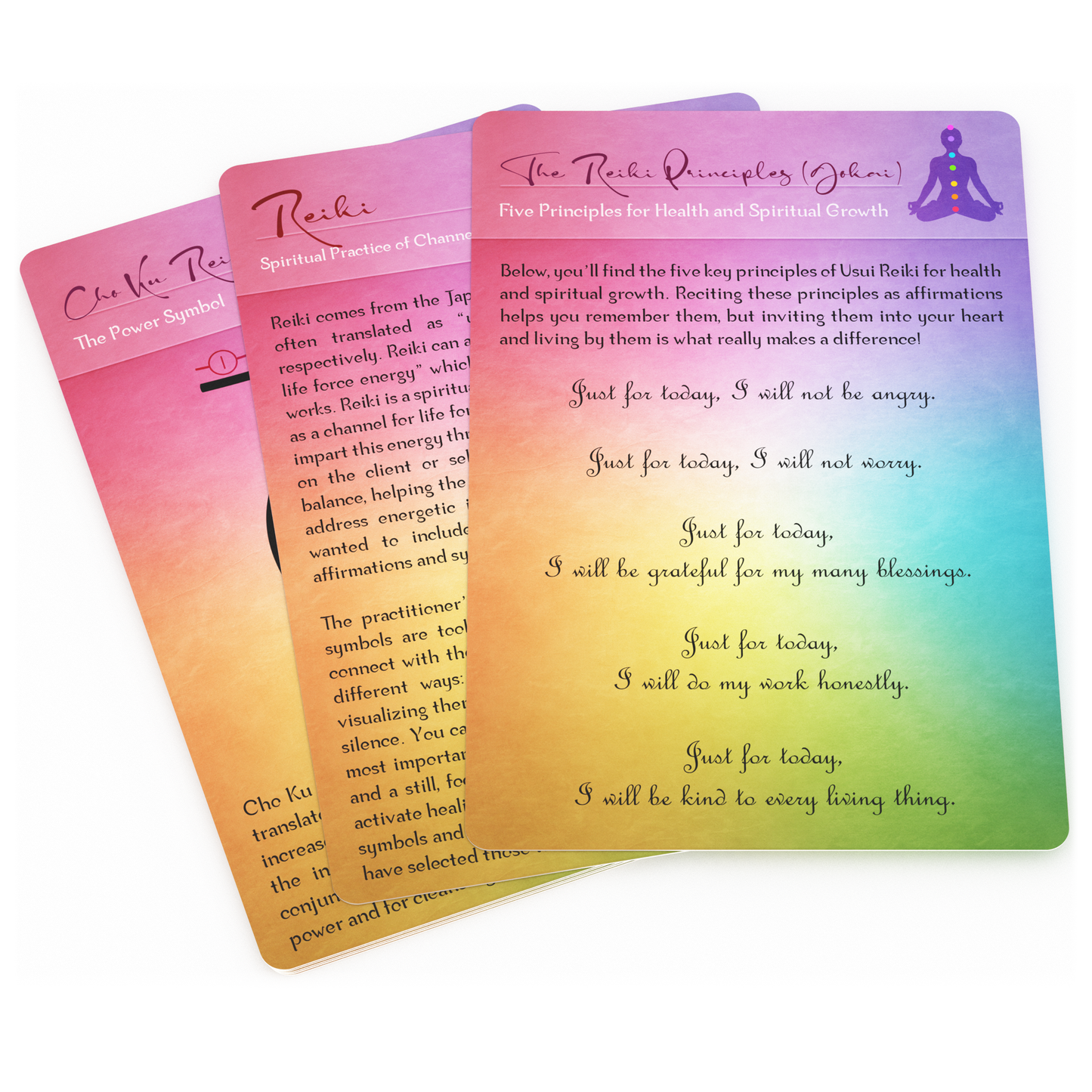 Premium Chakra Cards